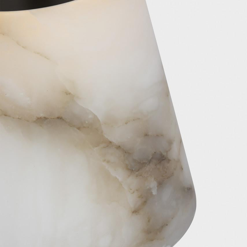 Visual Comfort & Co. Modern Collection Caspe Alabaster 8 Rechargeable Table Lamp