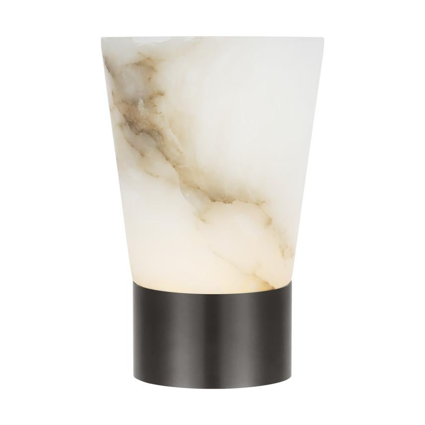 Visual Comfort & Co. Modern Collection Caspe Alabaster 8 Rechargeable Table Lamp