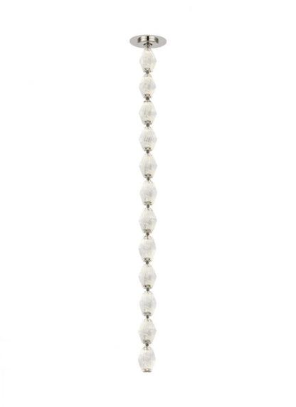 Visual Comfort Modern Collier Ceiling Pendant Polished Nickel