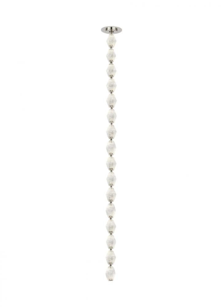 Visual Comfort Modern Collier Ceiling Pendant Polished Nickel