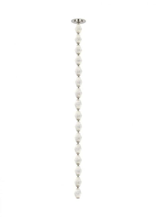 Visual Comfort Modern Collier Ceiling Pendant Polished Nickel