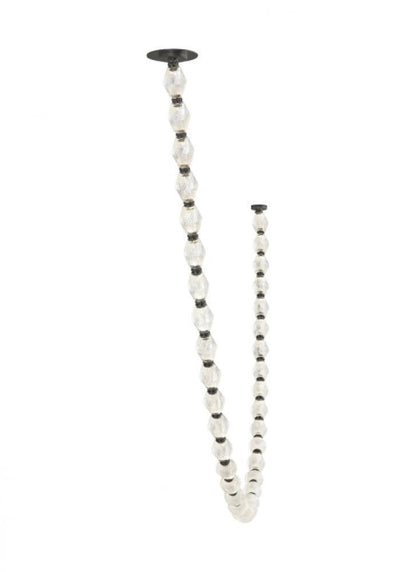 Visual Comfort Modern Collier Chandelier Dark Bronze