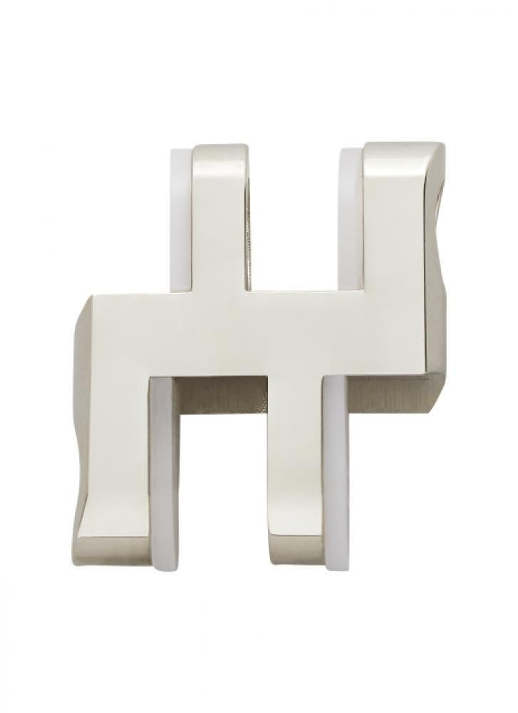 Visual Comfort Modern Collier Isolated Mechanical Connector Polished Nickel