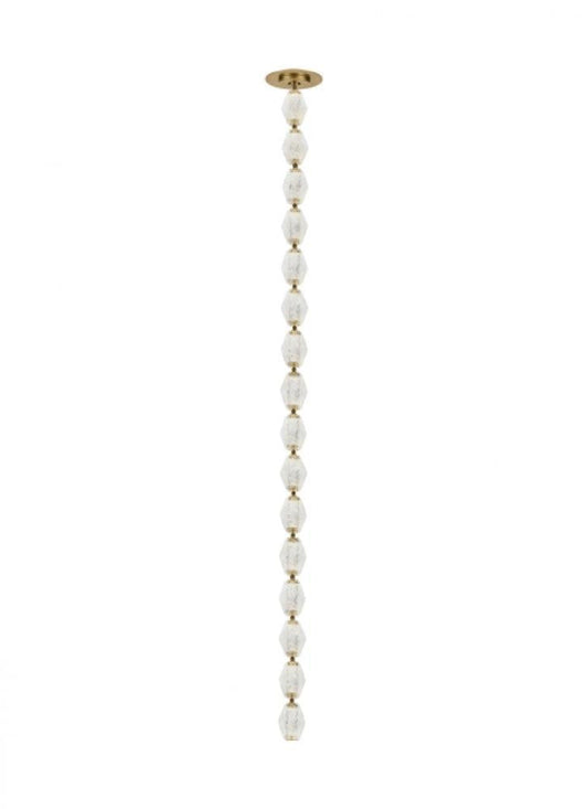 Visual Comfort Modern Collier Pendant Natural Brass