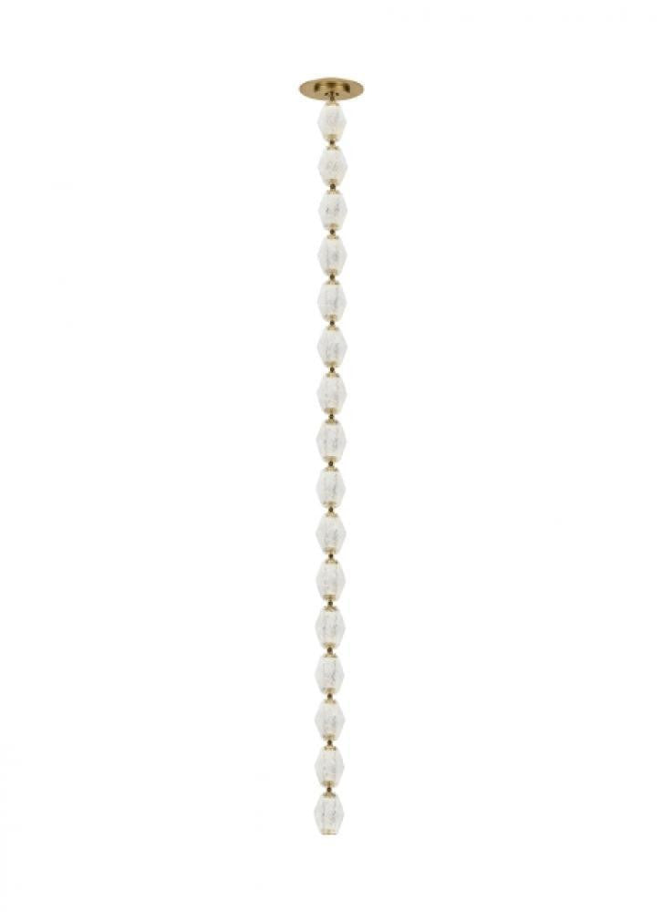 Visual Comfort Modern Collier Pendant Natural Brass