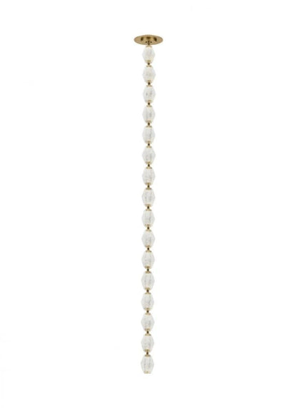 Visual Comfort Modern Collier Pendant Natural Brass