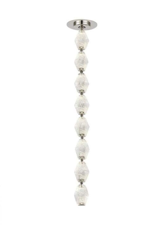 Visual Comfort Modern Collier Pendant Polished Nickel