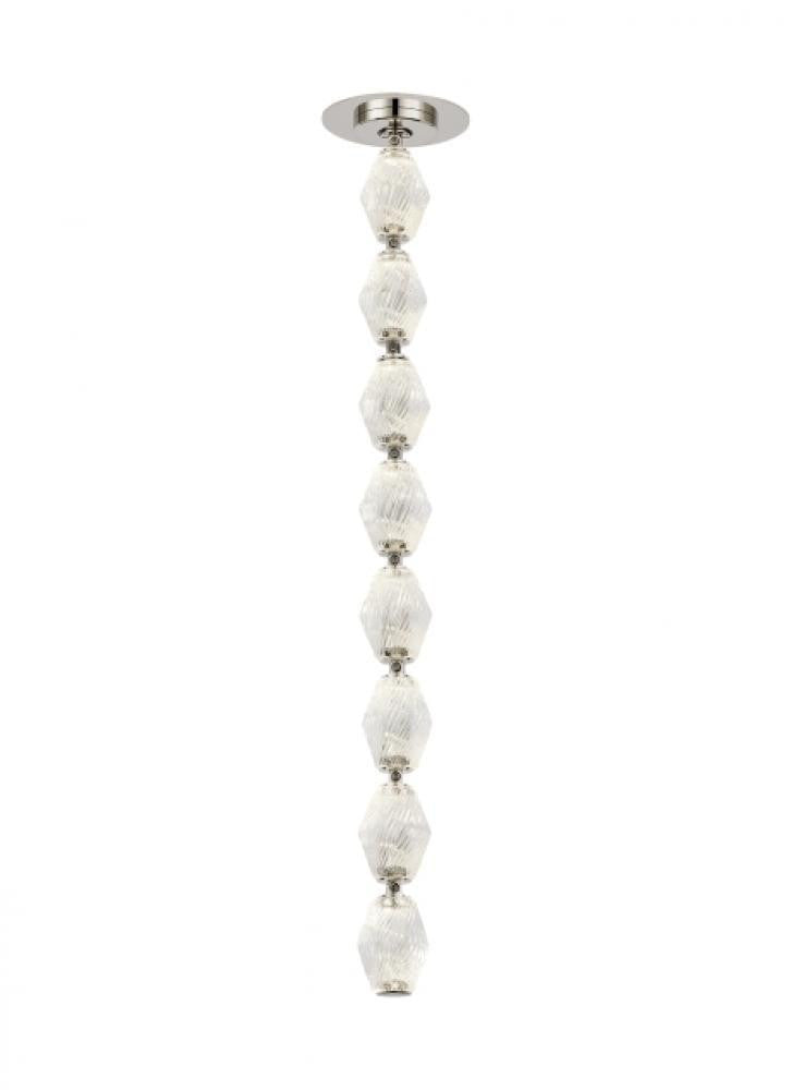Visual Comfort Modern Collier Pendant Polished Nickel