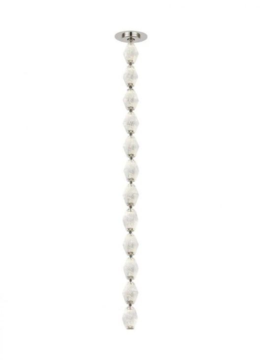 Visual Comfort Modern Collier Pendant Polished Nickel