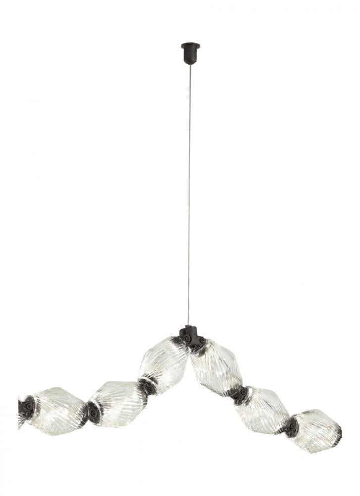Visual Comfort & Co. Modern Collection Collier Swag Cable, Dark Bronze, 1.2"L (700CLRSWAGBZ 70PKK4A)