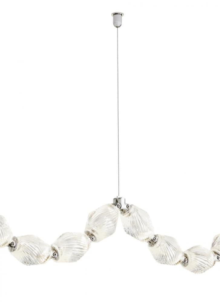 Visual Comfort Modern Collier Swag Cable Polished Nickel