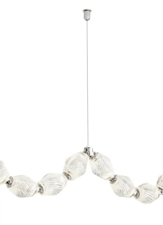 Visual Comfort Modern Collier Swag Cable Polished Nickel