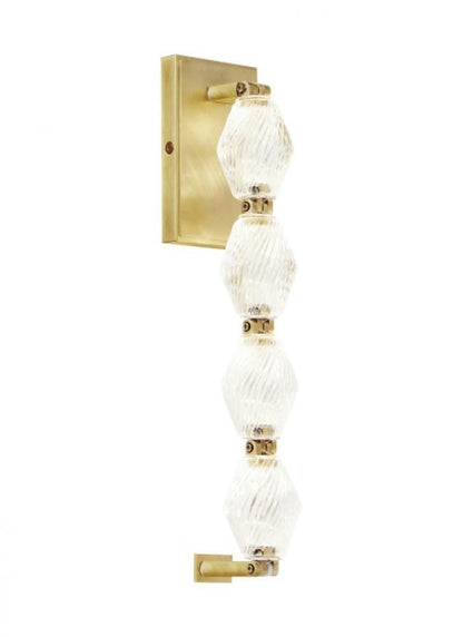 Visual Comfort Modern Collier Wall Sconce Natural Brass