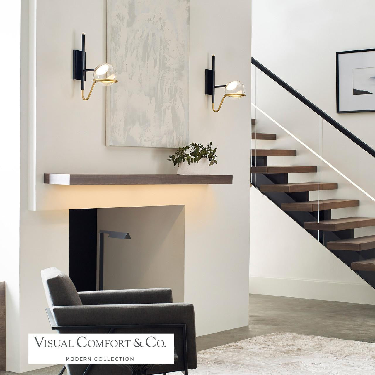 Sconces-Visual Comfort & Co. Modern Collection-700WSCRBY18