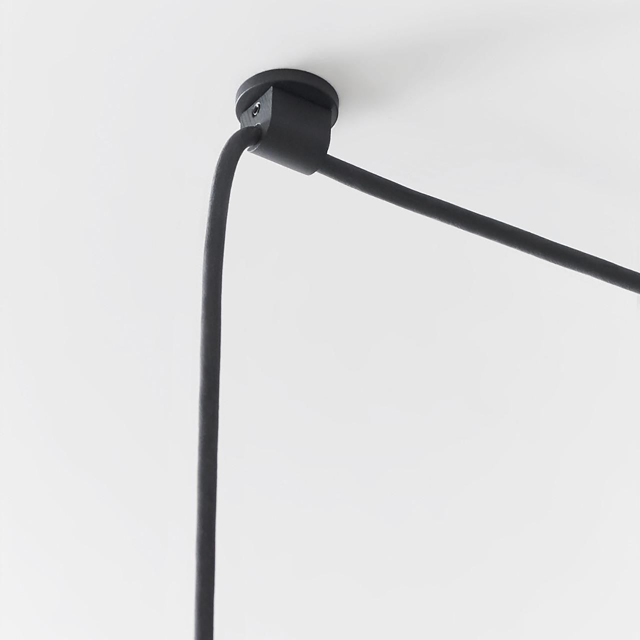 Visual Comfort & Co. Modern Collection Cupola Chandelier, 8-Light, LED, Nightshade Black, 10.5"L (700TRSPCPA8RB-LED930 70PGDJ9)