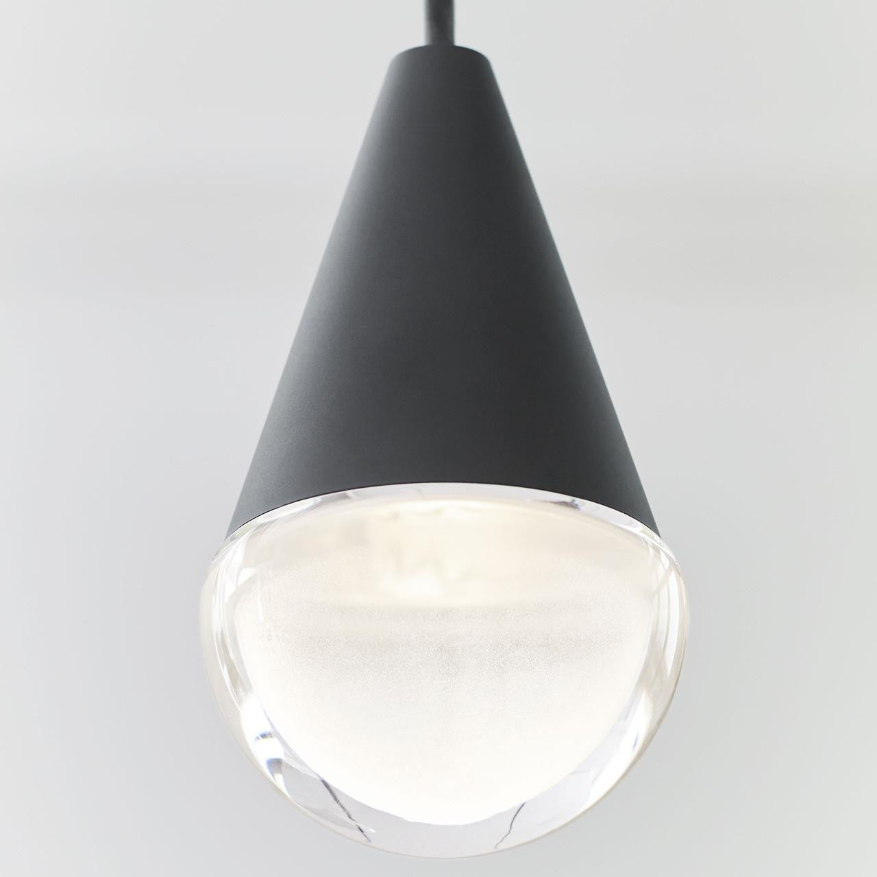 Visual Comfort & Co. Modern Collection Cupola Chandelier, 8-Light, LED, Nightshade Black, 10.5"L (700TRSPCPA8RB-LED930 70PGDJ9)