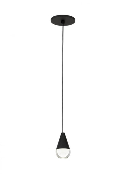 Visual Comfort Modern Cupola Pendant Nightshade Black