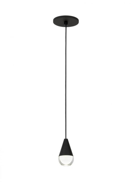 Visual Comfort Modern Cupola Pendant Nightshade Black