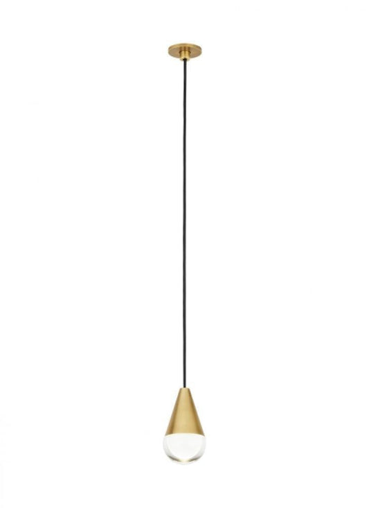 Visual Comfort Modern Cupola Port Alone Pendant Natural Brass