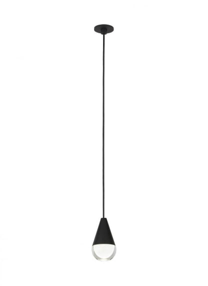 Visual Comfort Modern Cupola Port Alone Pendant Nightshade Black