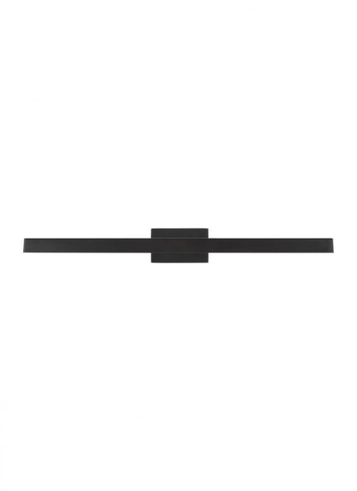 Visual Comfort & Co. Modern Collection Dessau Picture Light, 1-Light, LED, Dark Bronze, 24.1"L (700DES24Z-LED930 70PKD9F)