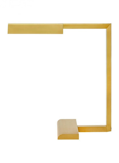 Visual Comfort & Co. Modern Collection Dessau Table Lamp, 1-Light, LED, Brass, 16"H (700PRTDES16NB-LED927 70PDEUW)