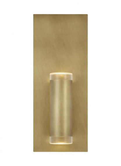 Visual Comfort Modern Dobson II Wall/Bath Sconce Natural Brass