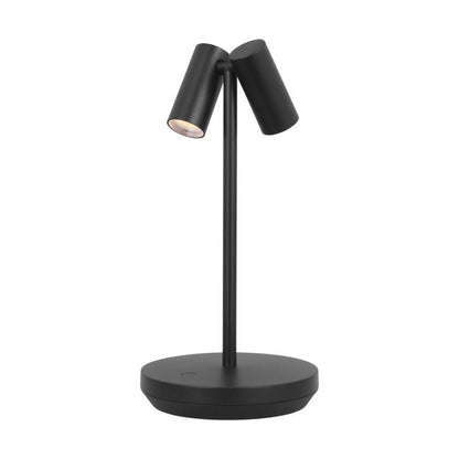 Visual Comfort Modern Doppia Short Accent Rechargeable Table Lamp, Visual Comfort & Co. Modern Collection SLTB53427W 70PNMQP Matte White