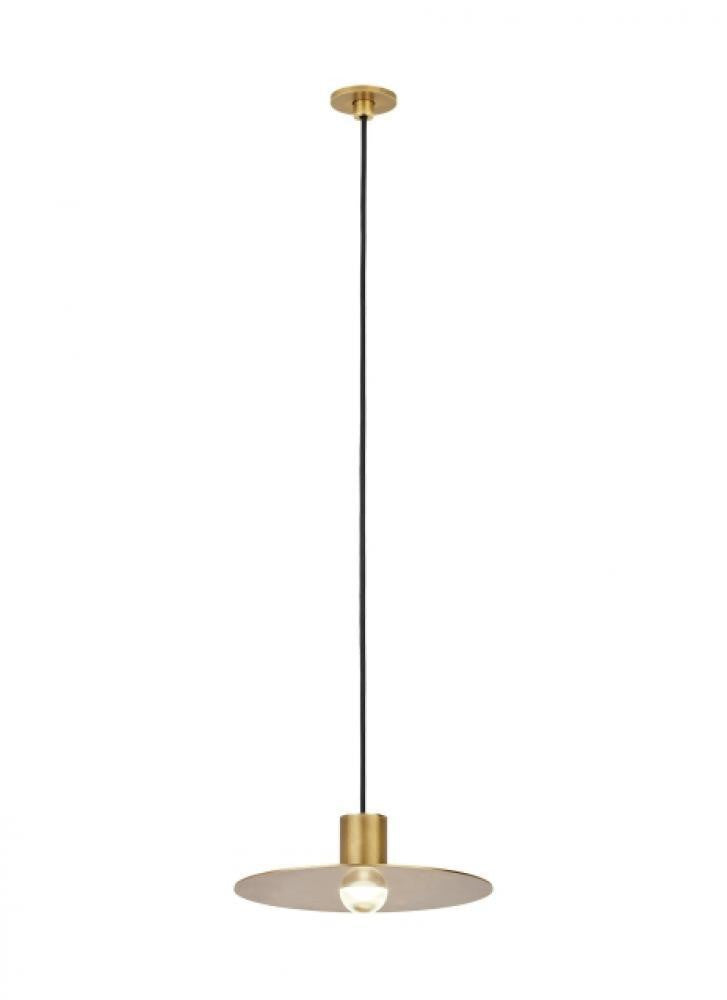 Visual Comfort Modern Eaves Ceiling Chandelier Natural Brass