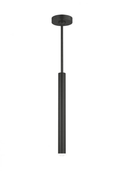 Visual Comfort Modern Ebell LED Small Pendant 277V Dark Bronze