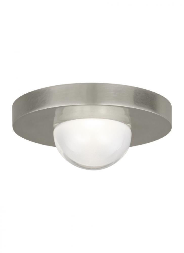 Visual Comfort & Co. Modern Collection Ebell Mini Flush Mount, 1-Light, LED, Antique Nickel, 4.5"W (700FMEBL2N-LED927 70PGEHG)