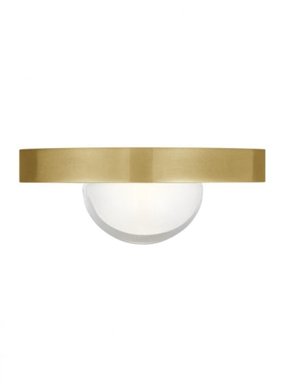 Visual Comfort Modern Ebell Mini Flush Mount Natural Brass
