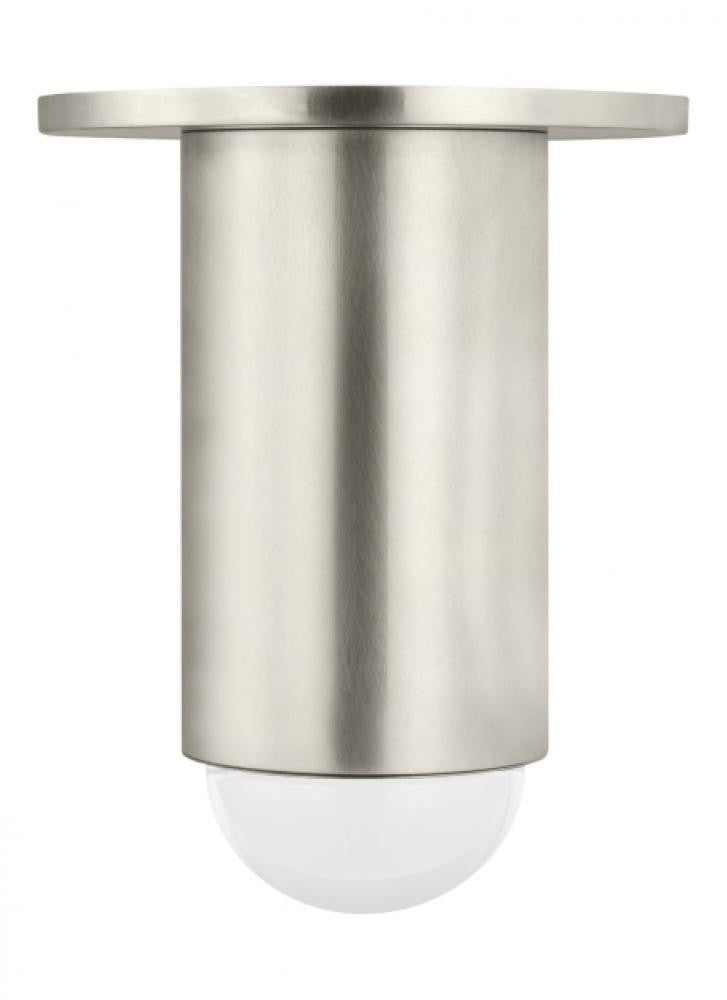 Visual Comfort Modern Ebell Small Flush Mount Antique Nickel