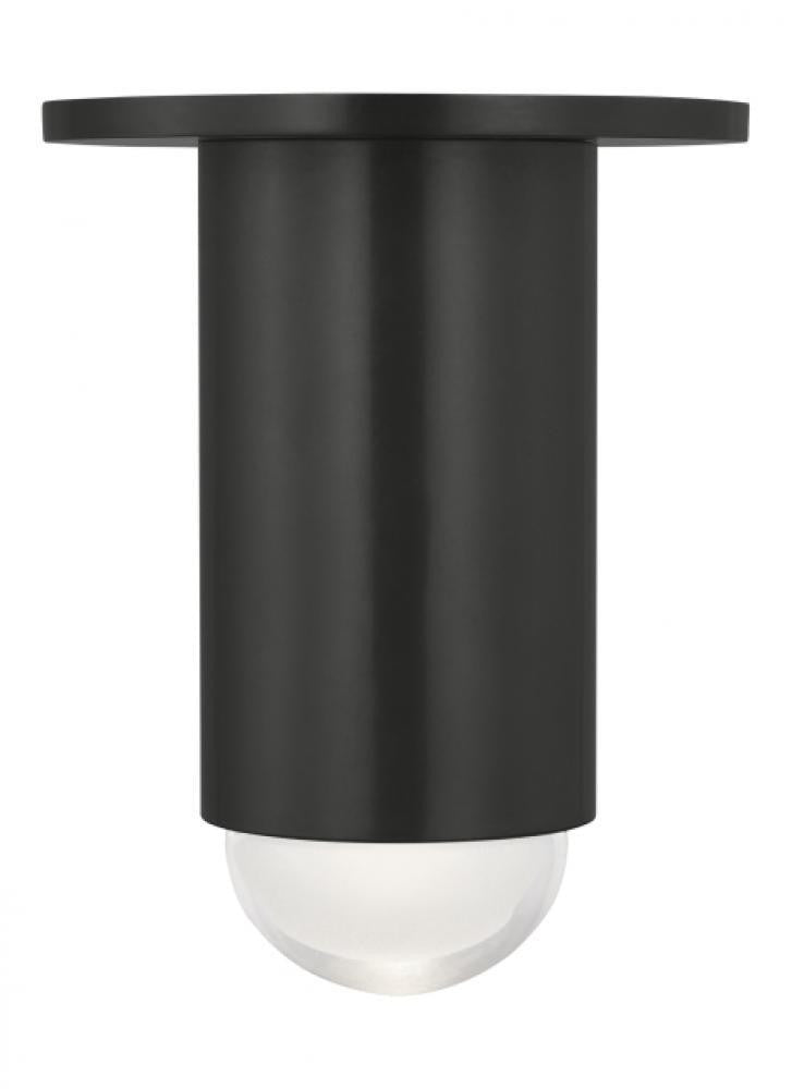 Visual Comfort Modern Ebell Small Flush Mount Dark Bronze