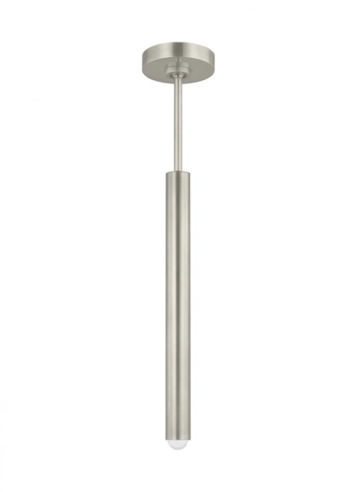 Visual Comfort Modern Ebell Small Pendant Antique Nickel