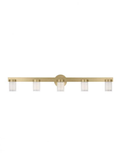 Visual Comfort Modern Esfera Large Bath Light Natural Brass