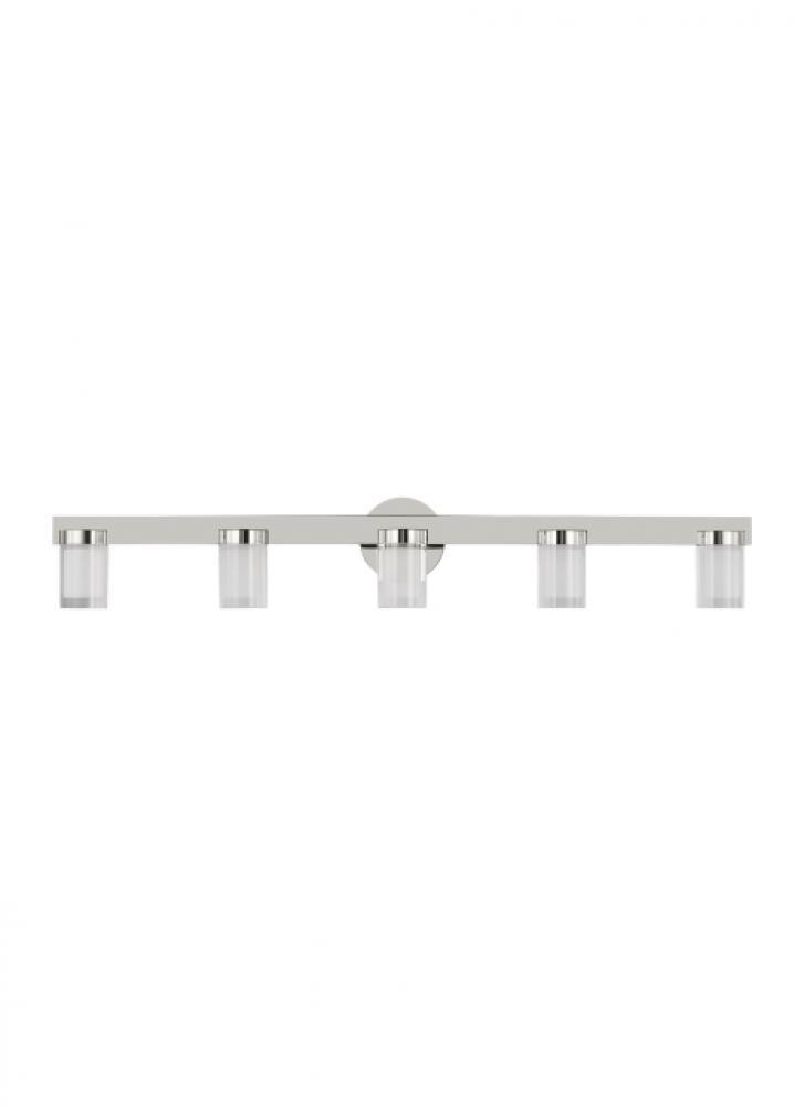 Visual Comfort Modern Esfera Large Bath Light Polished Nickel