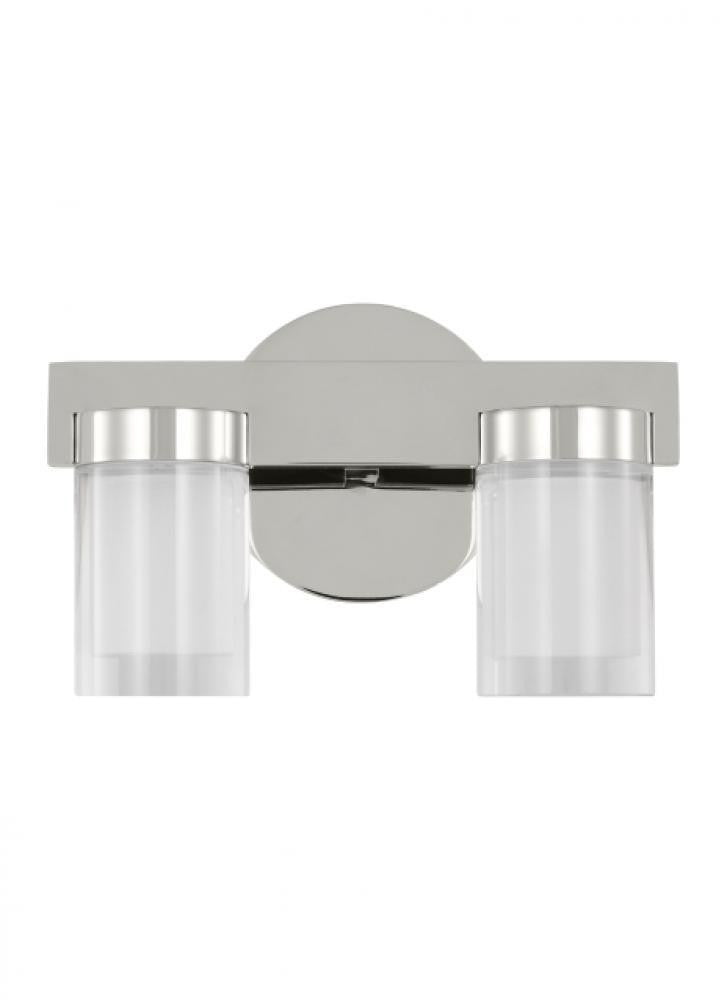 Visual Comfort Modern Esfera Small Bath Light Polished Nickel