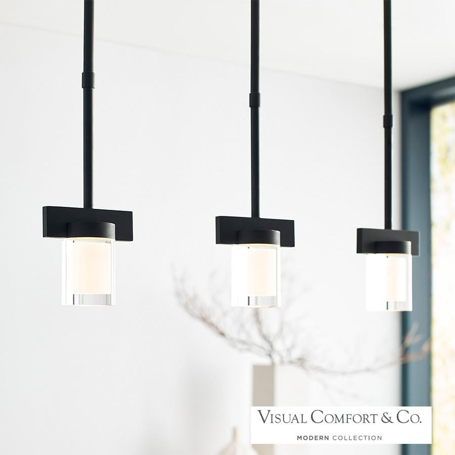 Visual Comfort Modern Esfera Small Pendant Natural Brass