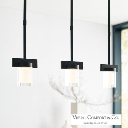 Visual Comfort Modern Esfera Small Pendant Natural Brass