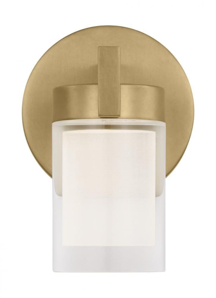 Visual Comfort Modern Esfera Small Sconce Natural Brass