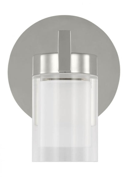 Visual Comfort Modern Esfera Small Wall Sconce 277V Polished Nickel