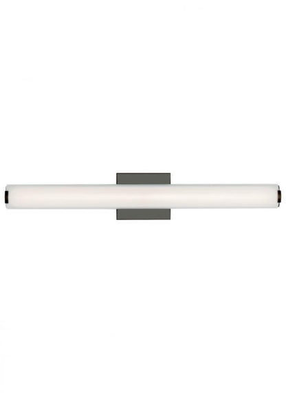 Visual Comfort & Co. Modern Collection Finn Bath Vanity, 1-Light, LED, Antique Bronze, 25"L (700BCFINN24Z-LED935 70PKE99)