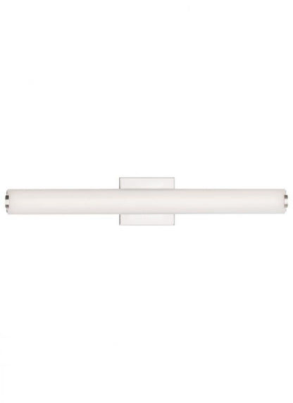 Visual Comfort & Co. Modern Collection Finn Bath Vanity, 1-Light, LED, Satin Nickel, 25"L (700BCFINN24S-LED935 70PKE98)