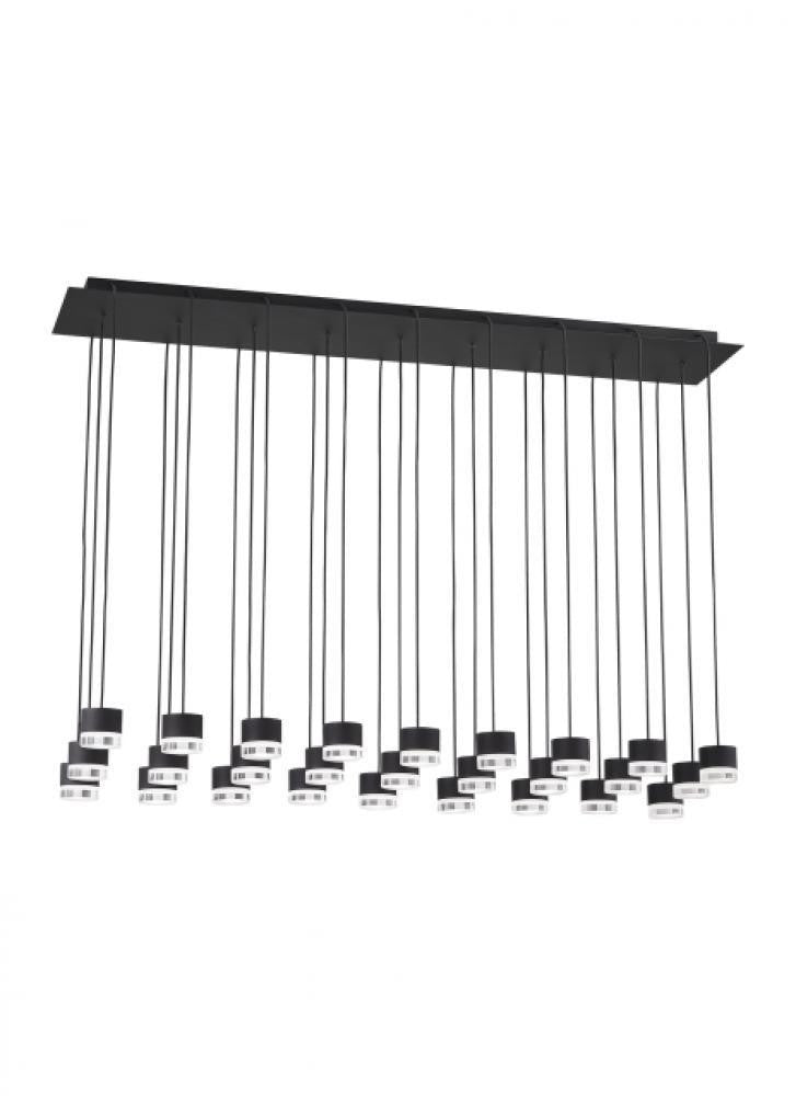 Visual Comfort Modern Gable Chandelier Natural Brass