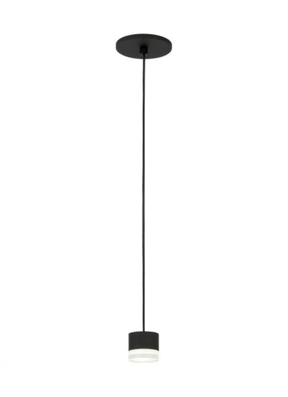 Visual Comfort Modern Gable Pendant Nightshade Black