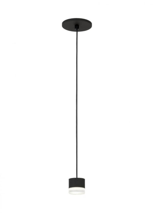 Visual Comfort Modern Gable Pendant Nightshade Black