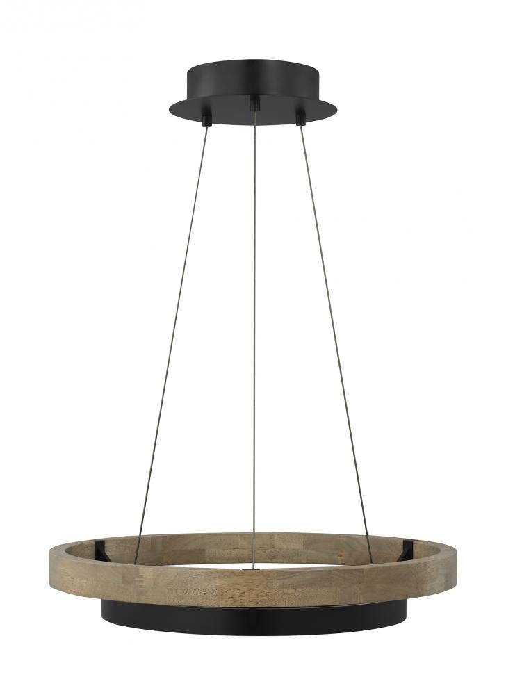 Visual Comfort Modern Grace Chandelier Black,Wood