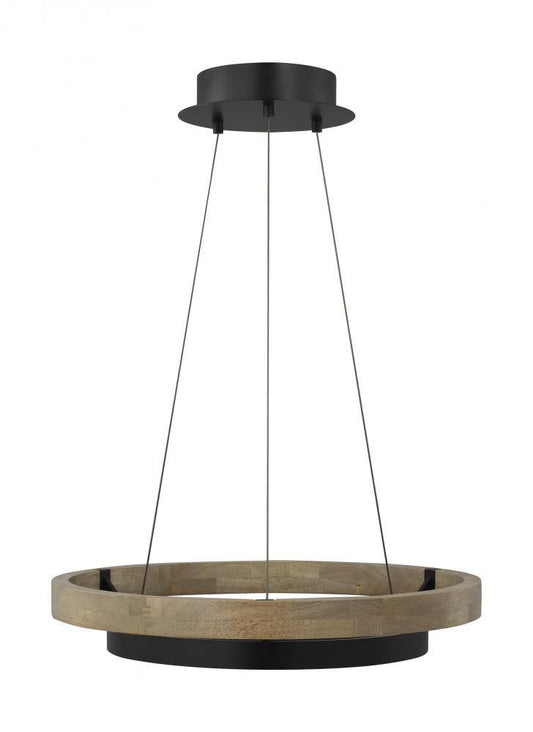 Visual Comfort Modern Grace Chandelier Black,Wood