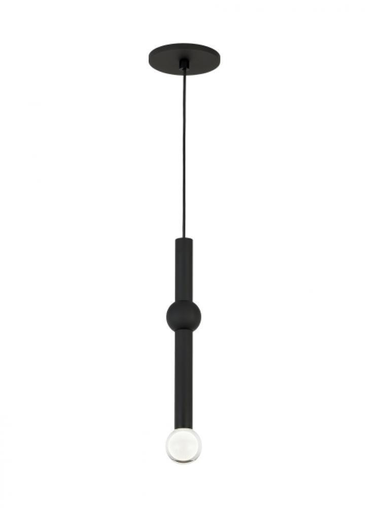 Visual Comfort Modern Guyed Light Pendant Nightshade Black